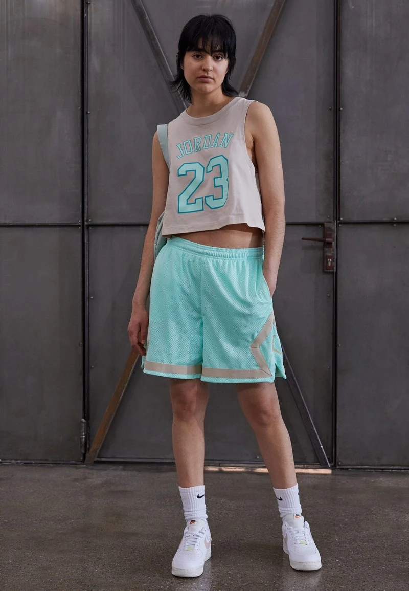 Jordan HERITAGE DIAMOND - Shorts - Mint Foam/sanddrift , Mujer