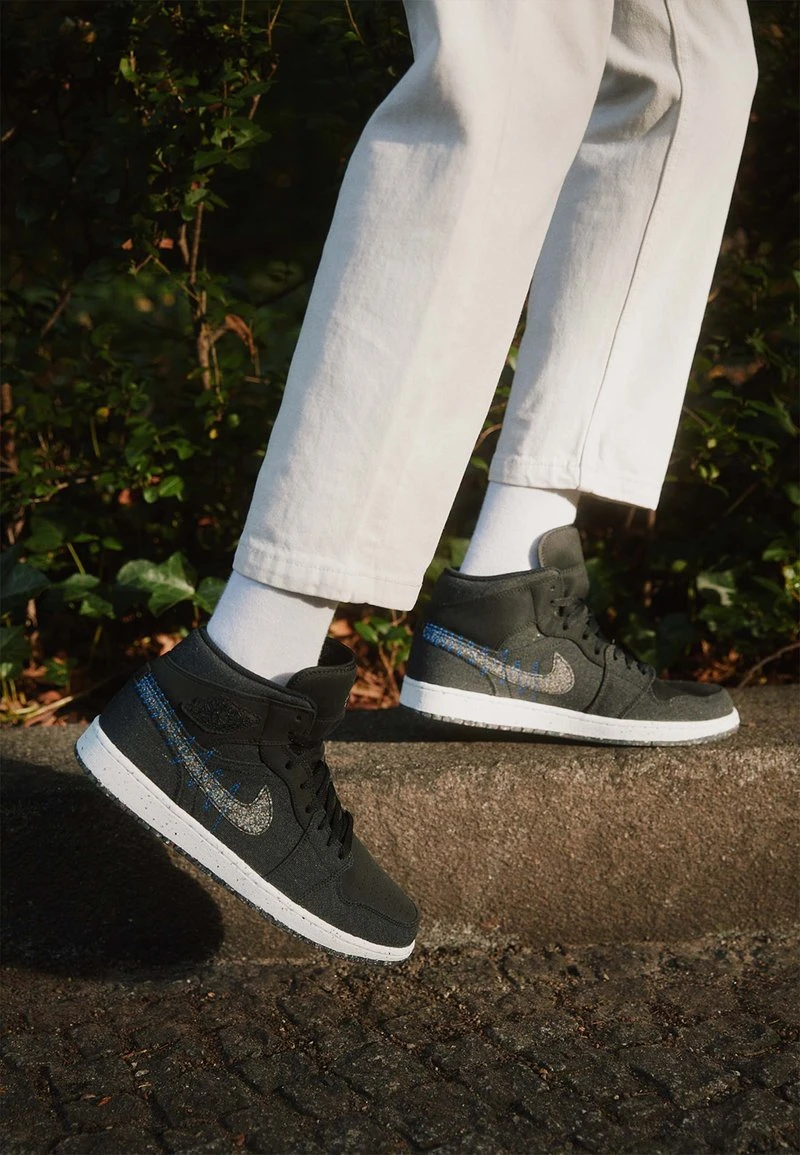 AIR JORDAN 1 MID SE - Zapatillas Altas - Black/multi-color/racer Blue/white , Hombre - Imagen 3