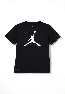 Jordan JUMPMAN LOGO - Camiseta Estampada - Black , Niños