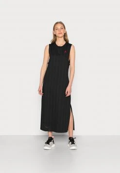 Jordan HERITAGE DRESS - Vestido Ligero - Black/gym Red, Mujer