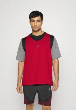 Jordan STATEMENT - Camiseta Básica - Black/carbon Heather/reflective Silver , Hombre