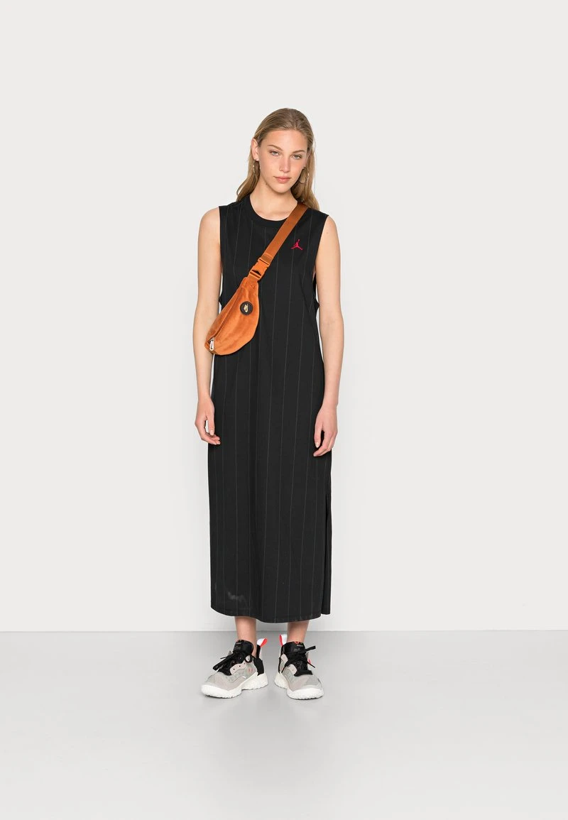 Jordan HERITAGE DRESS - Vestido Ligero - Black/gym Red, Mujer - Imagen 2