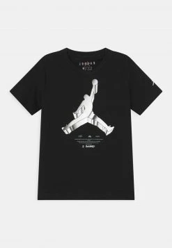 Jordan JUMPMAN ACTION UNISEX - Camiseta Estampada - Black , Unisexo