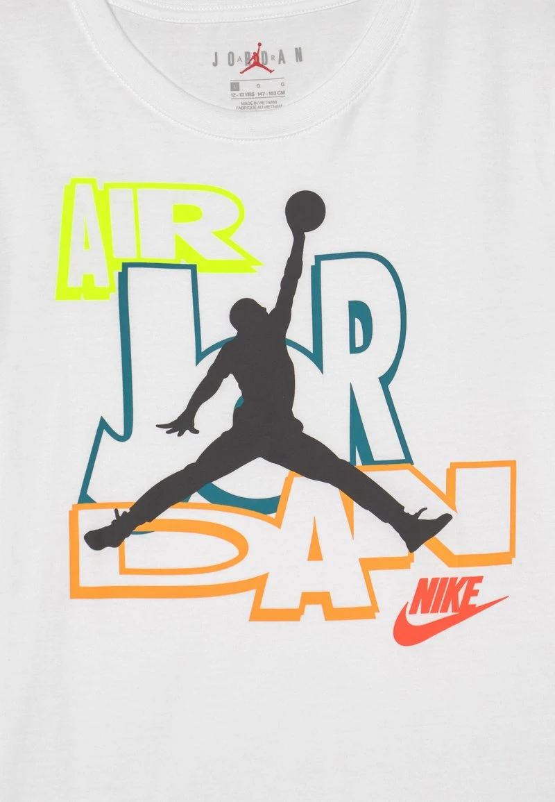 Jordan SLIME VORTEX STACK - Camiseta Estampada - White, Unisexo - Imagen 3