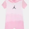 Jordan OMBRE HOODED ROMPER UNISEX - Mono - Pink Foam , Unisexo