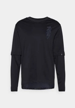 Jordan ZION SHOOTING - Camiseta De Manga Larga - Black/dark Smoke Grey, Hombre