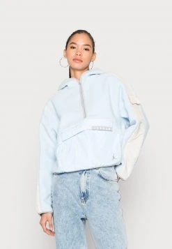 Jordan HOODIE - Jersey Con Capucha - Celestine Blue/oatmeal/college Grey , Mujer