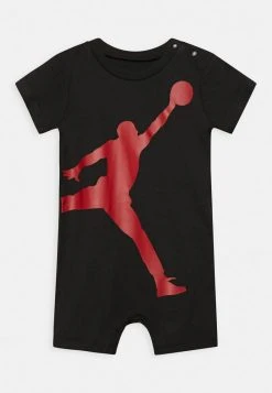 Jordan JUMPMAN KNIT ROMPER - Mono - Black, Niños