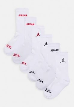 Jordan LEGEND CREW 6 PACK - Calcetines De Deporte - White , Niños