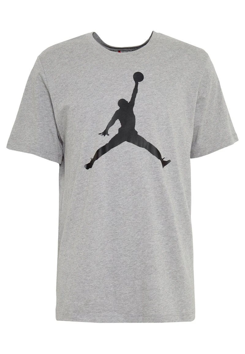 Jordan JUMPMAN CREW - Camiseta Estampada - Carbon Heather/black, Hombre - Imagen 4