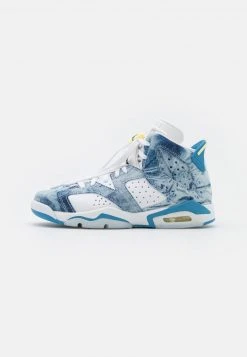 Jordan AIR 6 RETRO UNISEX - Zapatillas De Baloncesto - White/dutch Blue/citron Tint/black , Unisexo