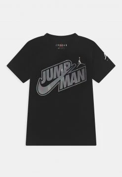 Jordan JUMPMAN IRIDSCNT TEE - Camiseta Estampada - Black, Niños