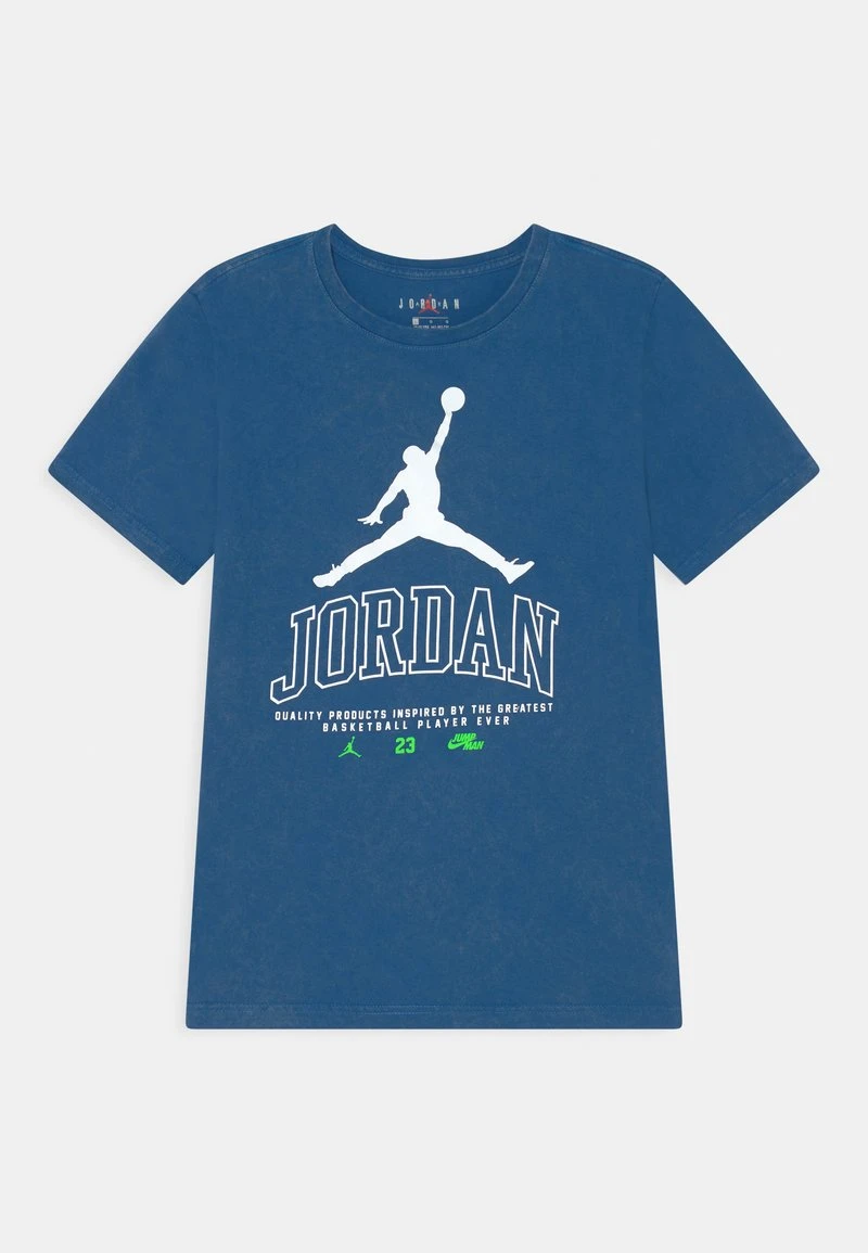 Jordan NO LOOK TEE - Camiseta Estampada - Dark Marina Blue , Niños