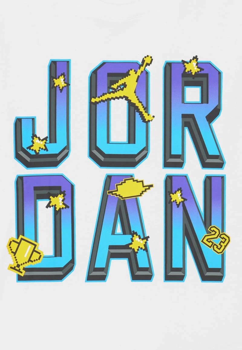 Jordan PIXEL PLAY - Camiseta Estampada - White, Niños - Imagen 3