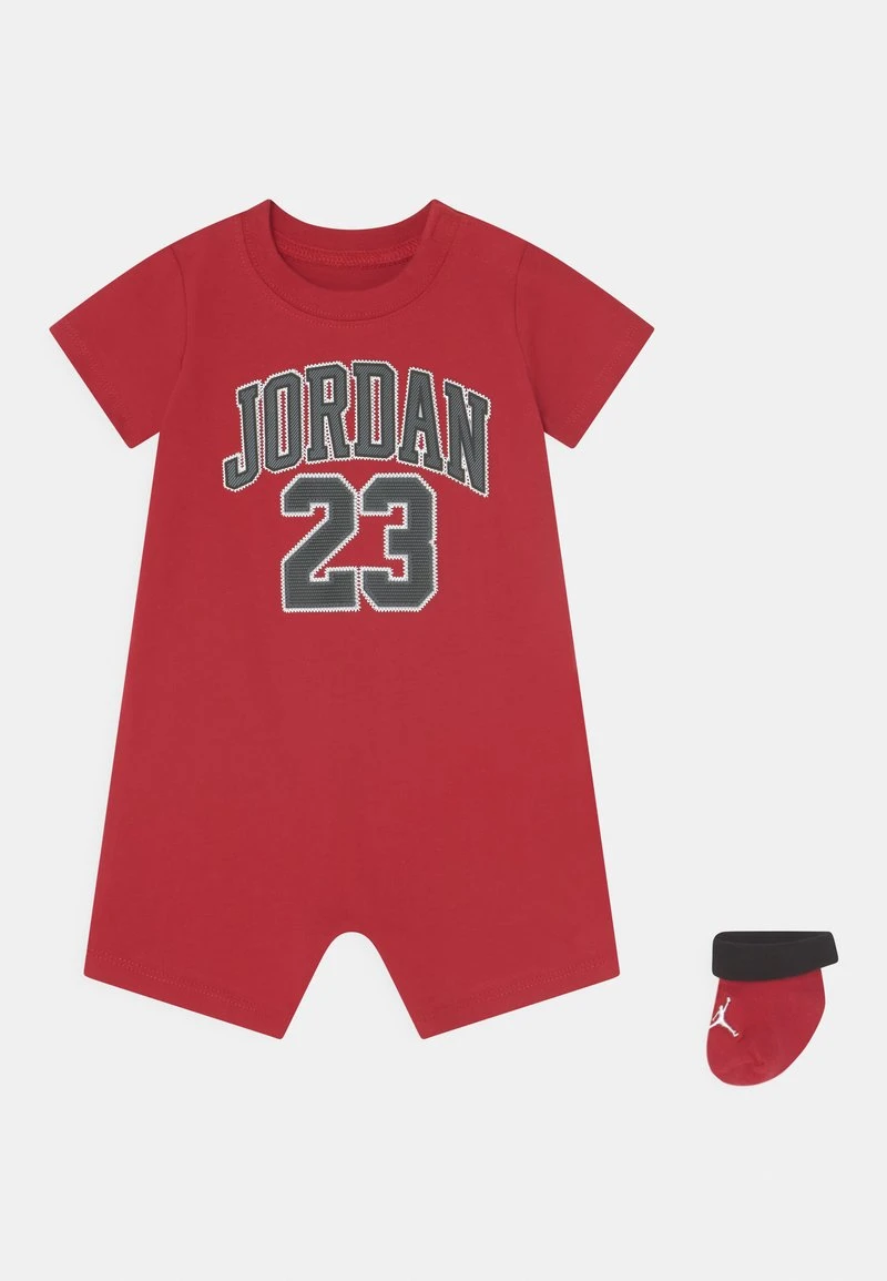Jordan 23 ROMPER BOOTIE SET - Mono - Gym Red , Niños