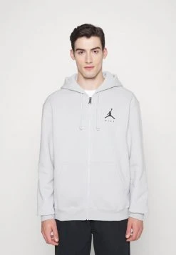 JORDAN JUMPMAN FLEECE-HOODIE MIT DURCHGEHENDEM REISSVERSCHLUSS FÜR HERREN - Sudadera Con Cremallera - Grey Fog/black , Hombre