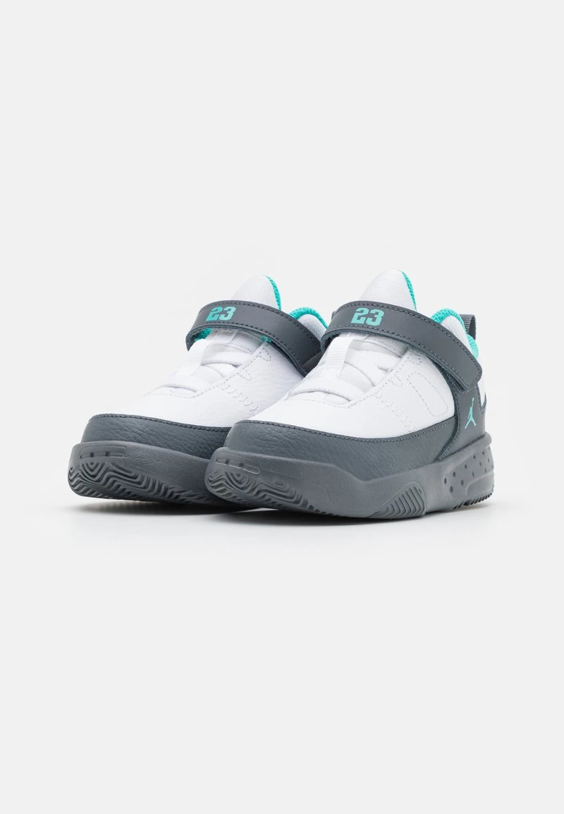 Jordan MAX AURA 3 UNISEX - Zapatillas De Baloncesto - White/washed Teal/flint Grey, Unisexo - Imagen 2