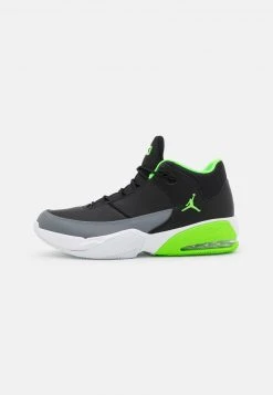 Jordan MAX AURA 3 - Zapatillas Altas - Black/green Strike/cool Grey/white , Hombre