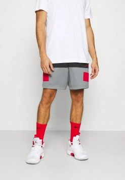 Jordan AIR SHORT - Pantalón Corto De Deporte - Black/smoke Grey/gym Red , Hombre