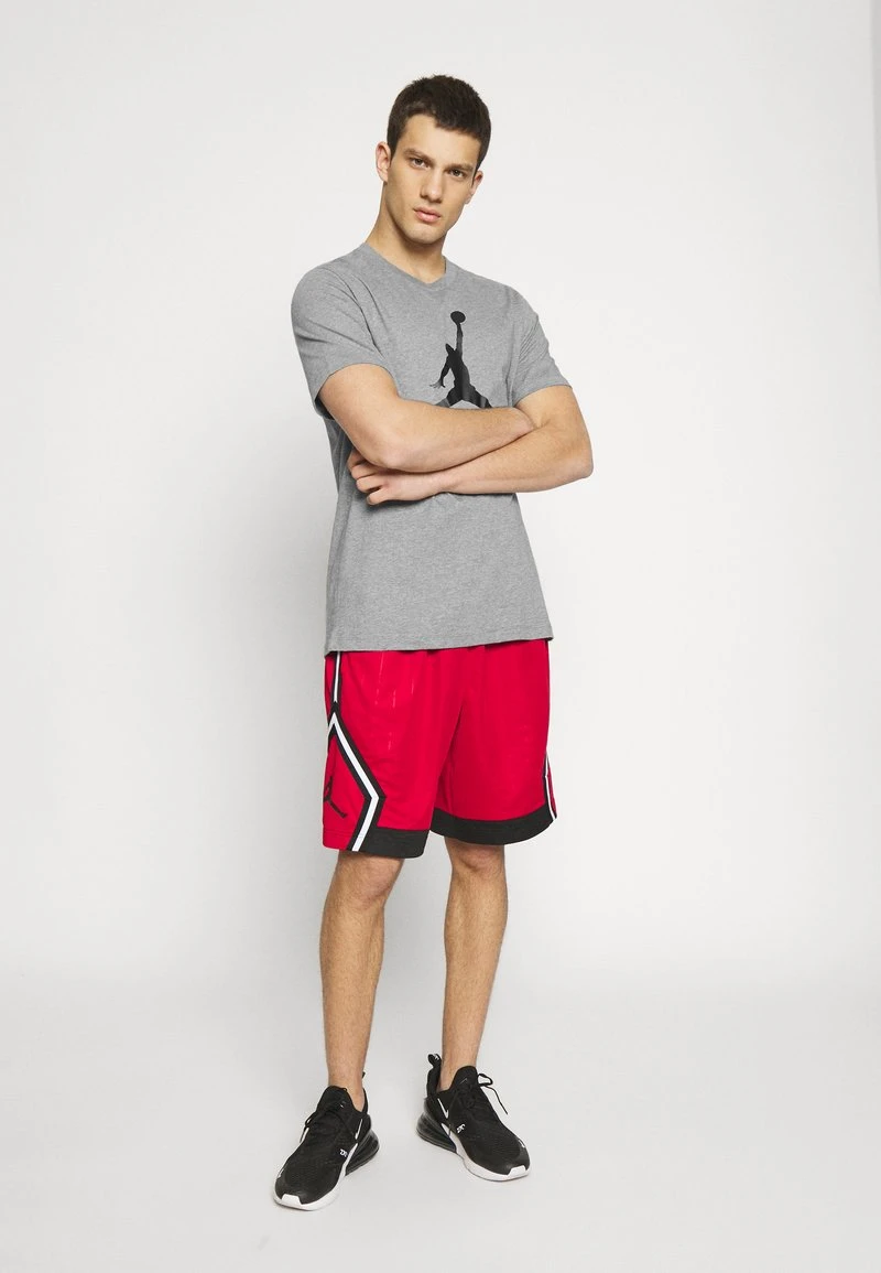 Jordan JUMPMAN CREW - Camiseta Estampada - Carbon Heather/black, Hombre - Imagen 2