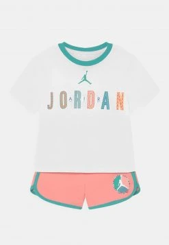 Jordan GIRLS SET - Camiseta Estampada - Bleached Coral, Niños