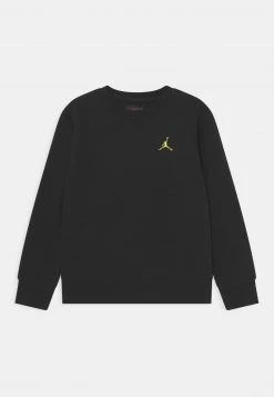 Jordan JUMPMAN ESSENTIALS CREW - Sudadera - Black/gold , Niños