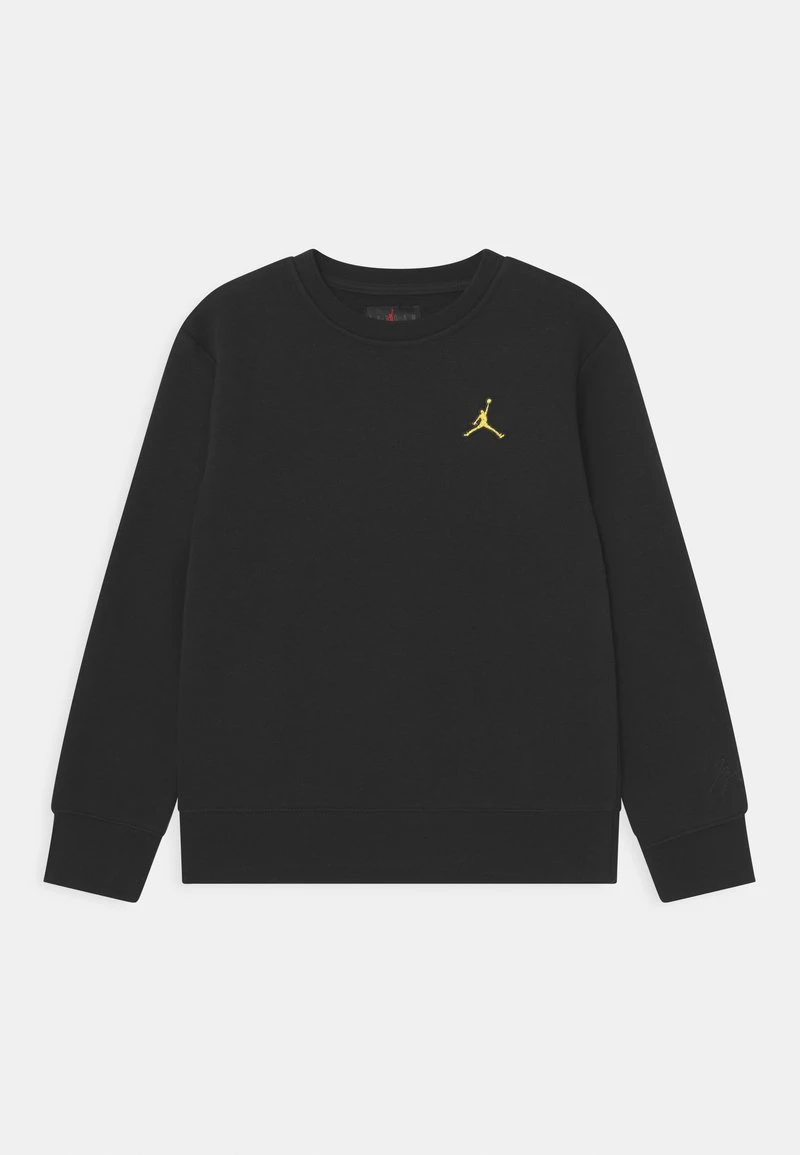 Jordan JUMPMAN ESSENTIALS CREW - Sudadera - Black/gold , Niños