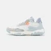 Jordan DELTA 2 UNISEX - Zapatillas - Summit White/total Orange/aura/football Grey/light Marine/metallic Silver , Unisexo