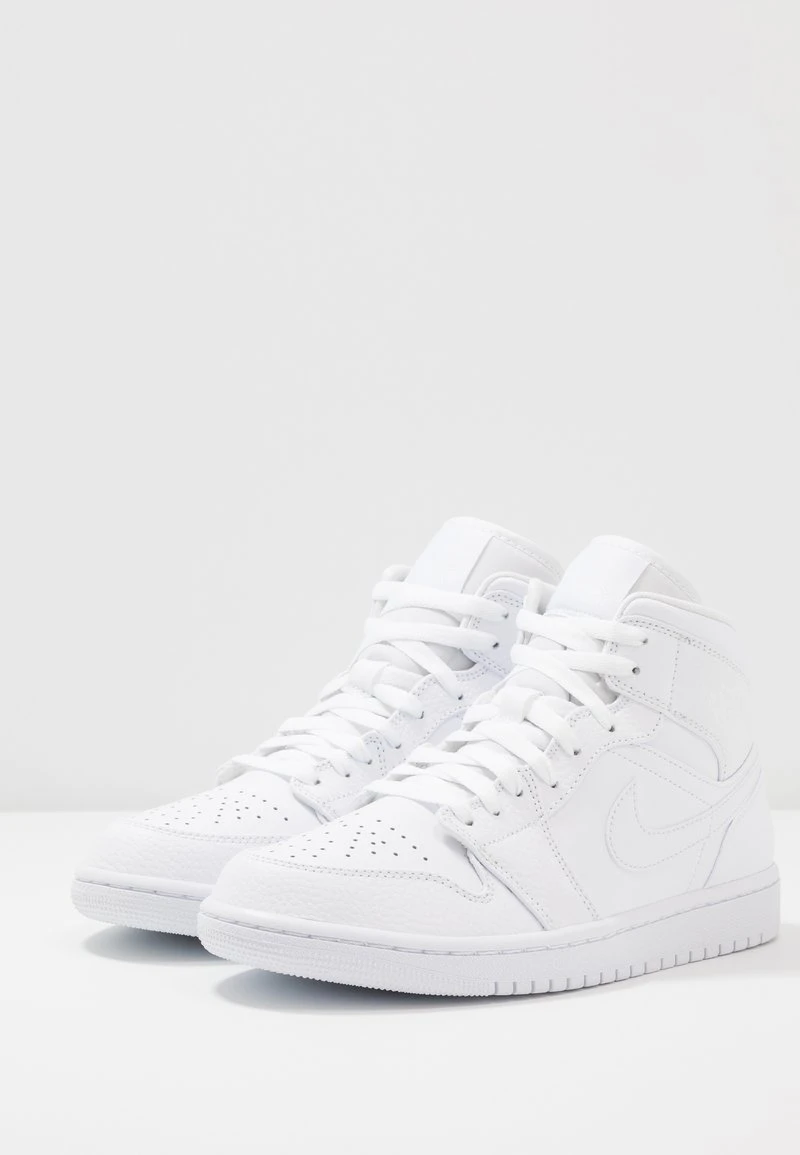 AIR JORDAN 1 MID - Zapatillas Altas - White , Hombre - Imagen 4