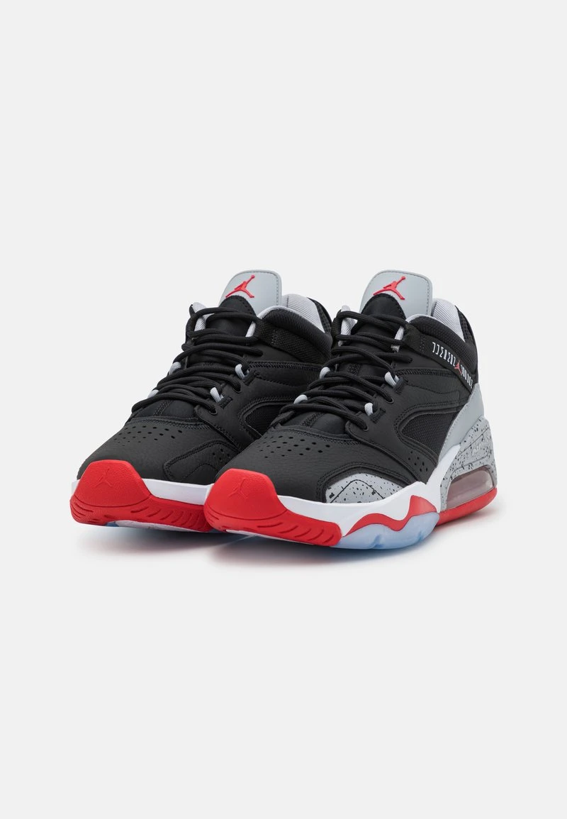 Jordan POINT LANE - Zapatillas Altas - Black/university Red/wolf Grey/white, Hombre - Imagen 2