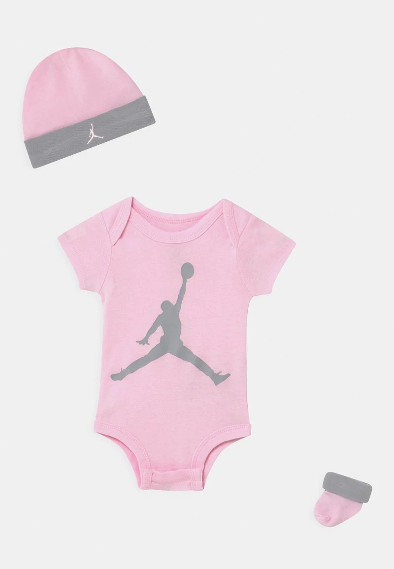 Jordan JUMPMAN SET UNISEX - Camiseta Estampada - Pink Foam , Niños