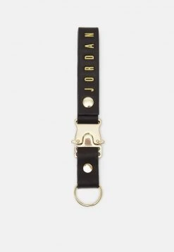 Jordan LUXE LANYARD - Llavero - Black/metallic/goldcolred , Hombre