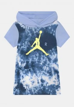 Jordan CLOUD DYE HOODED DRESS SET - Vestido Ligero - Dark Marina Blue, Niños