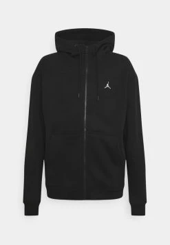 Jordan HOODIE - Sudadera Con Cremallera - Black , Hombre