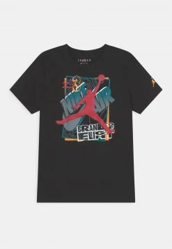 Jordan JUMPMAN TOUR TEE - Camiseta Estampada - Black , Niños