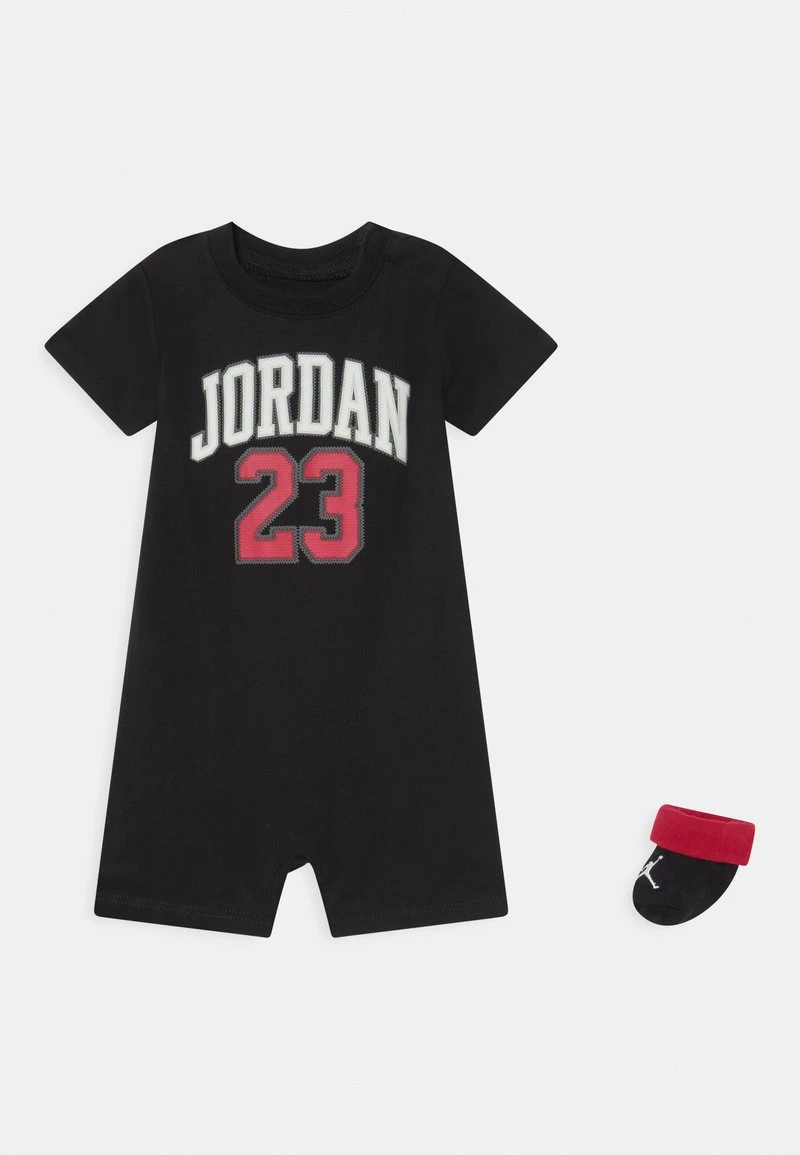Jordan 23 ROMPER BOOTIE SET - Mono - Black, Niños
