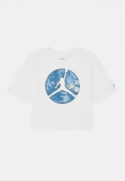 Jordan JUMPMAN DENIM PLAY TEE - Camiseta Estampada - White , Niños