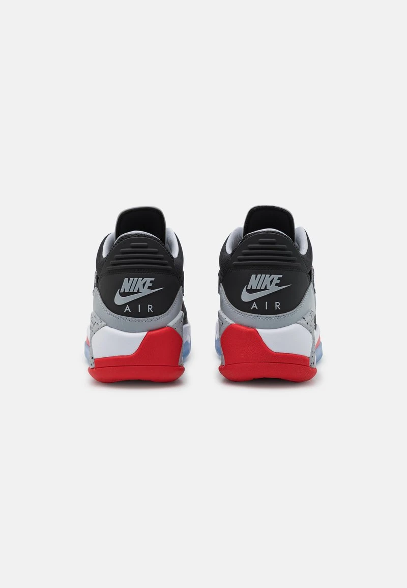 Jordan POINT LANE - Zapatillas Altas - Black/university Red/wolf Grey/white, Hombre - Imagen 3