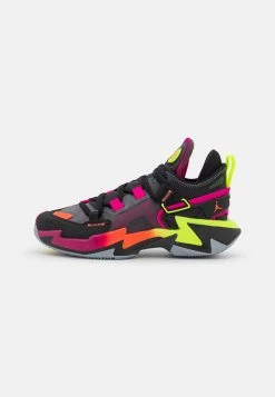 Jordan WHY NOT ZER0.5 UNISEX - Zapatillas De Baloncesto - Black/bright Mango/iron Grey/wolf Grey , Unisexo