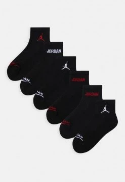 JORDAN LEGEND ANKLE 6 PACK - Calcetines De Deporte - Black , Niños