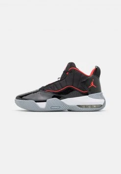 Jordan STAY LOYAL - Zapatillas Altas - Black/chile Red/white/wolf Grey, Hombre