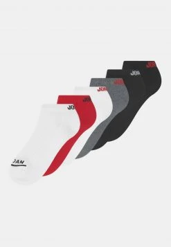 Jordan LEGEND NO SHOW 6 PACK - Calcetines Tobilleros - Gym Red/black , Niños