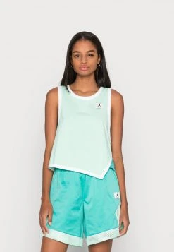 Jordan TANK - Top - Mint Foam/washed Teal/white , Mujer