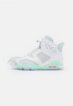 Jordan AIR 6 RETRO - Zapatillas Altas - White/mint Foam/barely Green , Mujer