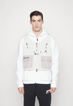 Jordan SET - Chaleco - White/light Bone/college Grey/black , Hombre