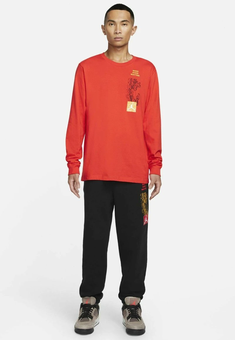Jordan MOUNTAINSIDE - Camiseta De Manga Larga - Chile Red/pollen , Hombre - Imagen 2