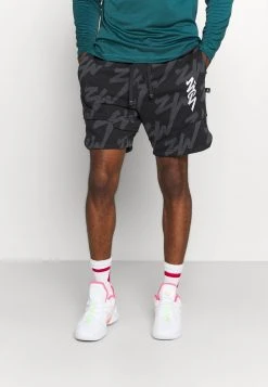 Jordan ZION SHORT - Pantalón Corto De Deporte - Black , Hombre