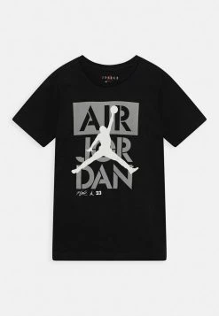 Jordan FLIGHT GRID STACK TEE - Camiseta Deportiva - Black , Unisexo