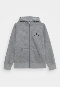 Jordan JUMPMAN FULL ZIP - Sudadera Con Cremallera - Carbon Heather , Niños