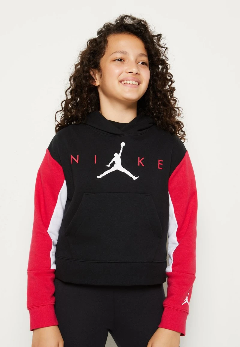 Jordan JUMPMAN HOODIE - Jersey Con Capucha - Black , Niños